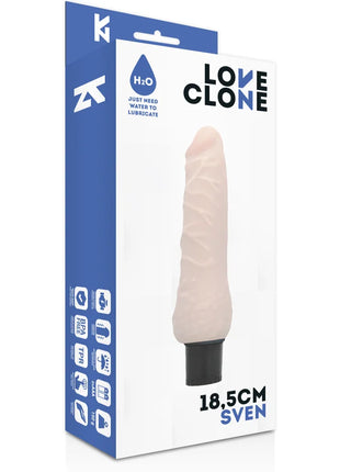 LOVECLONE - SVEN SELBSTSCHMIERENDER VIBRATOR 18.5 CM -O- 3.3 CM
