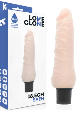 LOVECLONE - SVEN SELBSTSCHMIERENDER VIBRATOR 18.5 CM -O- 3.3 CM