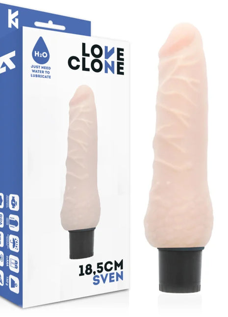 LOVECLONE - SVEN SELBSTSCHMIERENDER VIBRATOR 18.5 CM -O- 3.3 CM