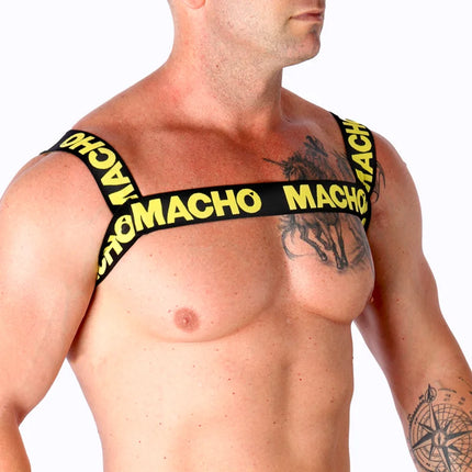 MACHO - DOPPELTER GELBER GURT - Harness