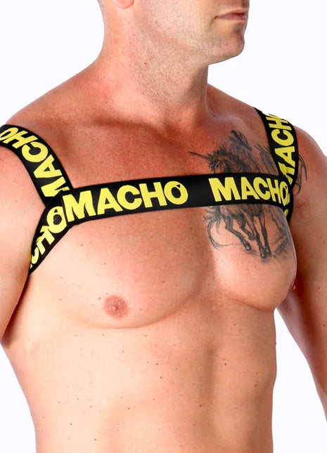 MACHO - DOPPELTER GELBER GURT - Harness