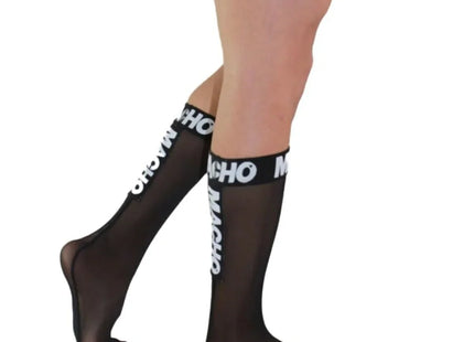 MACHO - DÜNNE SOCKEN EINHEITSGRÖSSE SCHWARZ