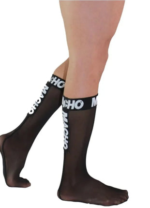 MACHO - DÜNNE SOCKEN EINHEITSGRÖSSE SCHWARZ