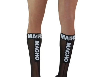 MACHO - DÜNNE SOCKEN EINHEITSGRÖSSE SCHWARZ