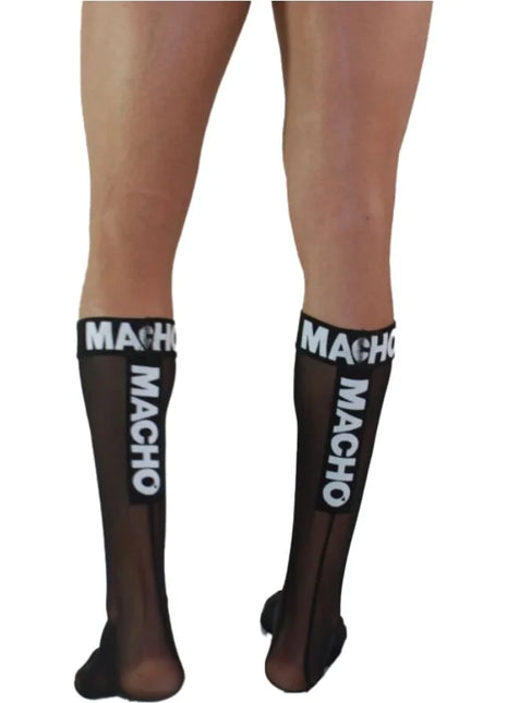 MACHO - DÜNNE SOCKEN EINHEITSGRÖSSE SCHWARZ