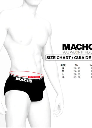 MACHO - MS24A KURZE DUNKELGELBE UNTERHOSE S