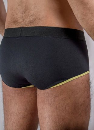 MACHO - MS24A KURZE DUNKELGELBE UNTERHOSE S