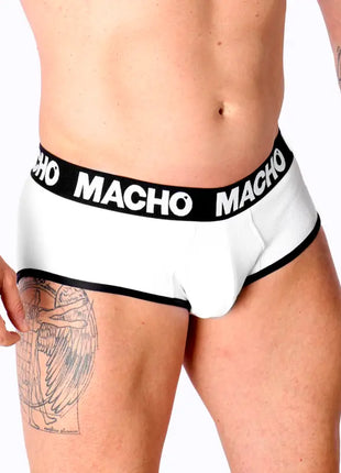 MACHO - MS30BL SLIP WEISS S - Männer Slip