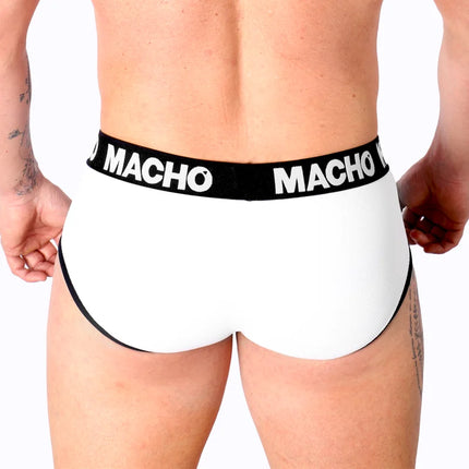 MACHO - MS30BL SLIP WEISS S - Männer Slip