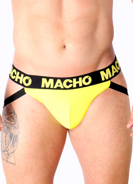 MACHO - MX25A JOCK LYCRA GELB S - M