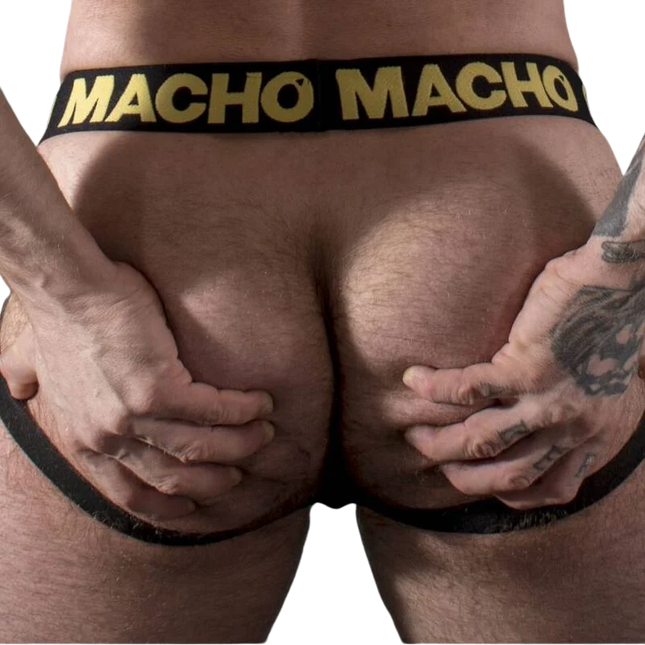 MACHO - MX25AC JOCK GELBES LEDER S - M