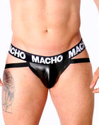 MACHO - MX25NC JOCK SCHWARZES LEDER S - S