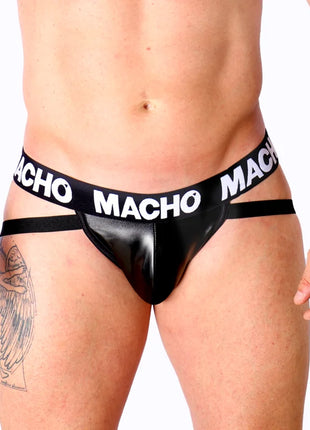 MACHO - MX25NC JOCK SCHWARZES LEDER S - S