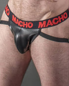 MACHO - MX25RC JOCK ROTES LEDER S - S