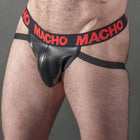 MACHO - MX25RC JOCK ROTES LEDER S - S