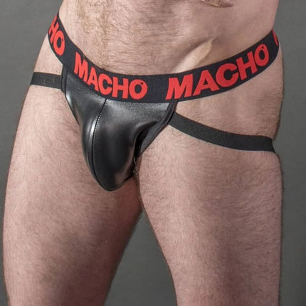 MACHO - MX25RC JOCK ROTES LEDER S - XL
