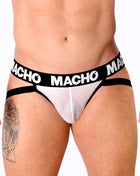 MACHO - MX26X1 JOCK GRID WEISS S - S
