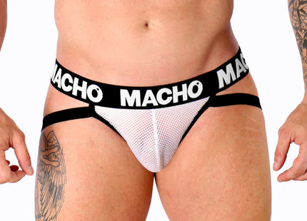MACHO - MX26X1 JOCK GRID WEISS S - S