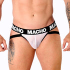 MACHO - MX26X1 JOCK GRID WEISS S - S