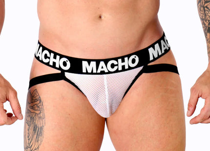 MACHO - MX26X1 JOCK GRID WEISS S - XL