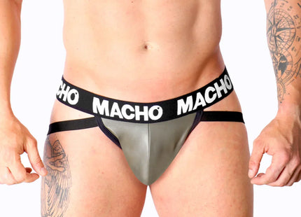 MACHO - MX27GR JOCK LEDER GRAU BEIGE S - M