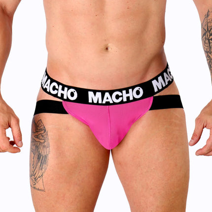 MACHO - MX28FA JOCK GELB S - M / ROSA NEON