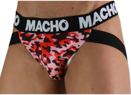 MACHO - MX28MV JOCK MILITARY GREEN S - L / ROJO