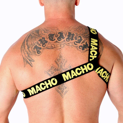 MACHO - RÖMISCHES HARNESS WEISS S/M - BLANCO - Herrengeschirre