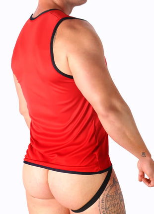 MACHO - ROTES T-SHIRT S/M - Herren T-shirts