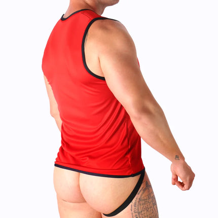 MACHO - ROTES T-SHIRT S/M - Herren T-shirts