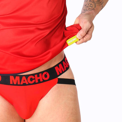 MACHO - ROTES T-SHIRT S/M - Herren T-shirts