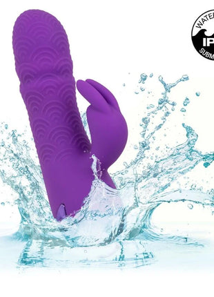 Lila silikon vibrator in hasenform mit wellenstruktur und abgerundeten ohren manhattan beach marvel