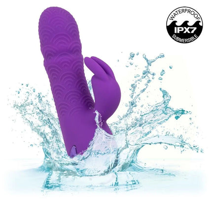 Lila silikon vibrator in hasenform mit wellenstruktur und abgerundeten ohren manhattan beach marvel