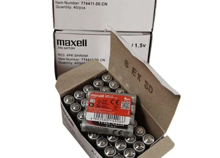 MAXELL - BATTERIE SALINA MANGANESO AAA R03 EINZIEHBAR*4
