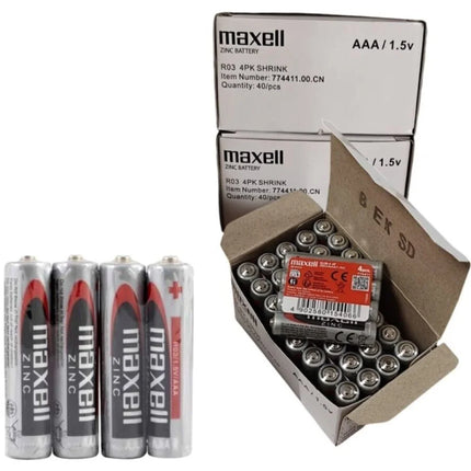 MAXELL - BATTERIE SALINA MANGANESO AAA R03 EINZIEHBAR*4
