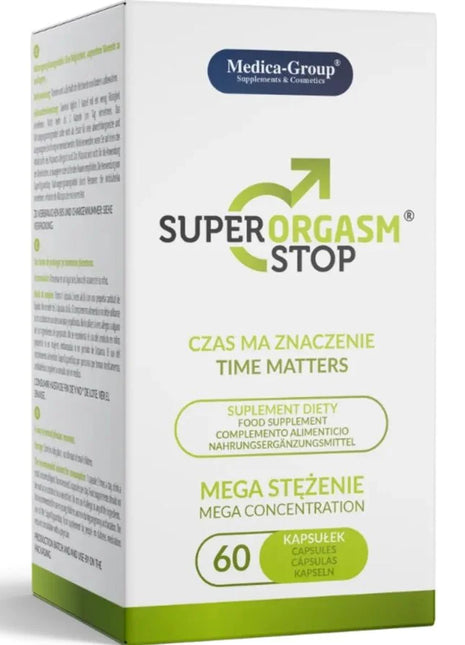 MEDICA GROUP - SUPER ORGASM STOP DELAY FÜR MÄNNER 60 KAPSELN - Verzögerer