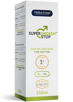 MEDICA GROUP - SUPER ORGASM STOP INTIMGEL FÜR MÄNNER 150 ML