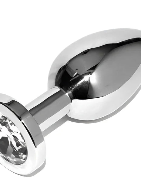 METAL HARD - ANALPLUG DIAMANT TRANSPARENT KLEIN 5,71 CM
