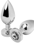 METAL HARD - ANALSTECKER DIAMANT TRANSPARENT MITTEL 7,62 CM