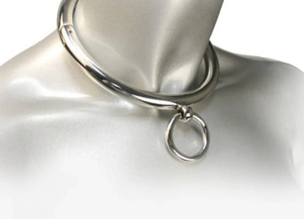 METAL HARD - BDSM-HALSKETTE MIT RING 10CM