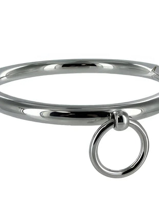 METAL HARD - BDSM-HALSKETTE MIT RING 18CM