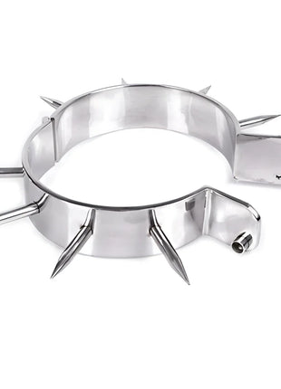 METAL HARD - BDSM-SKLAVENHALSBAND MIT SPITZEN
