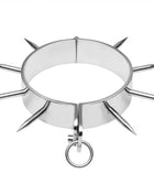 METAL HARD - BDSM-SKLAVENHALSBAND MIT SPITZEN