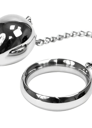 METAL HARD - COCKRING 40MM + KETTE MIT METALLKUGEL