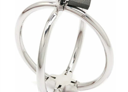 METAL HARD - CRISS-CROSS-HANDSCHELLEN AUS EDELSTAHL