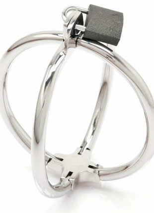 METAL HARD - CRISS-CROSS-HANDSCHELLEN AUS EDELSTAHL