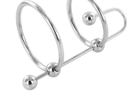 METAL HARD - EXTREMER RING MIT URETHRALSTOPP