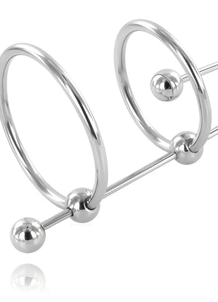 METAL HARD - EXTREMER RING MIT URETHRALSTOPP