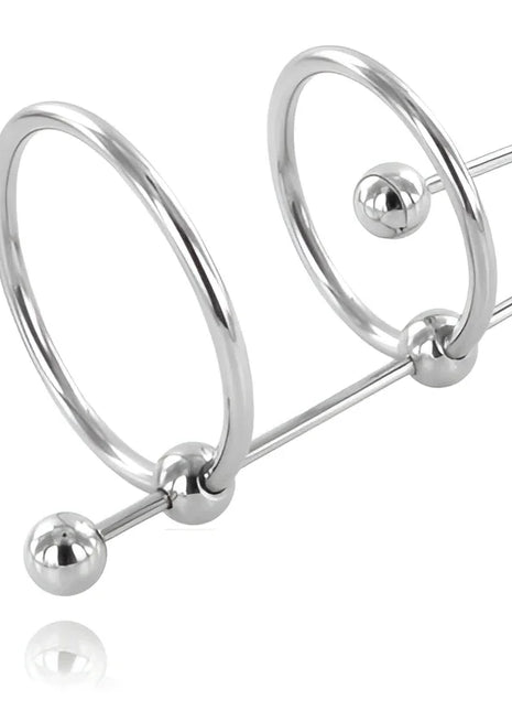METAL HARD - EXTREMER RING MIT URETHRALSTOPP