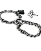 METAL HARD - HANDSCHELLEN MIT EDELSTAHLKETTE.